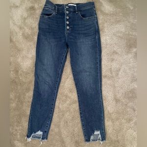 Abercrombie Super Skinny High-Rise Ankle Jeans